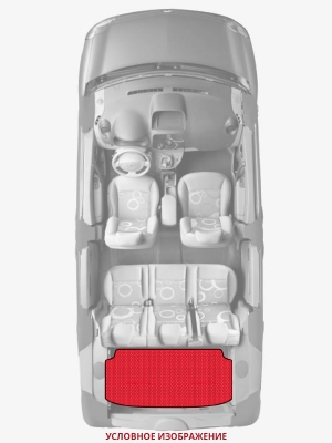 ЭВА коврики «Queen Lux» багажник для Volkswagen Touareg Hybrid